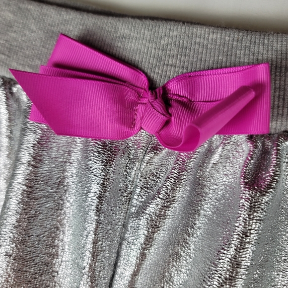 Nickelodeon Jojo Siwa Girls Silver Pink Jogger Sweat Pants Size 14/16 - Picture 6 of 10